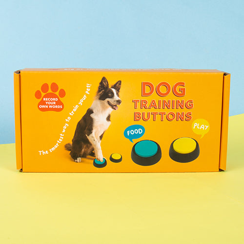 Fizz Creations Dog training pet buttons packagaing