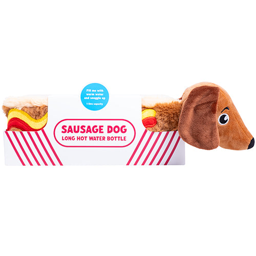 Sausage Dog Long Hot Water Bottle