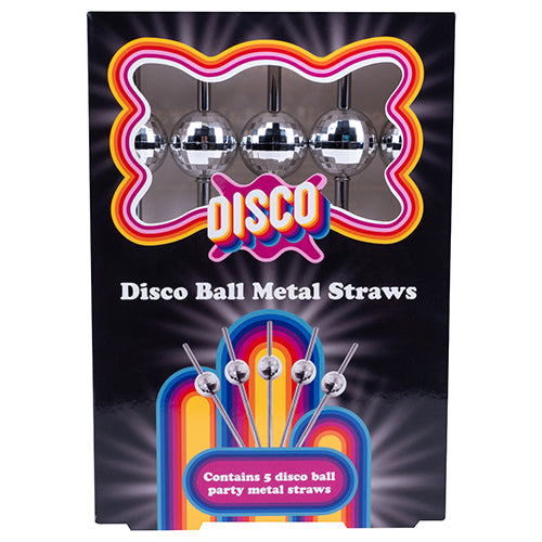 Disco Metal Straws