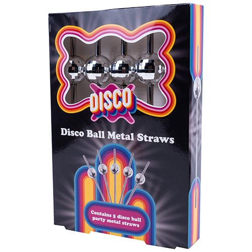 Disco Metal Straws