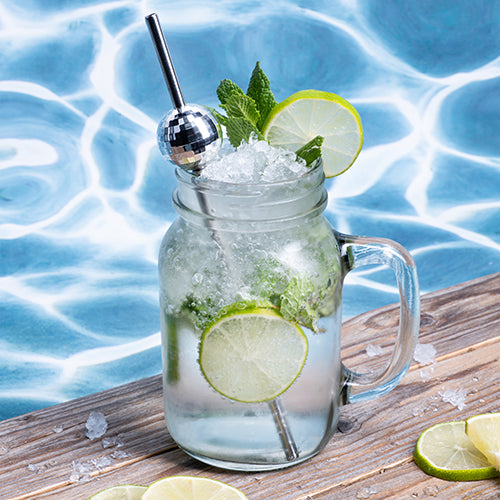 Disco Metal Straws