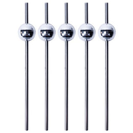 Disco Metal Straws