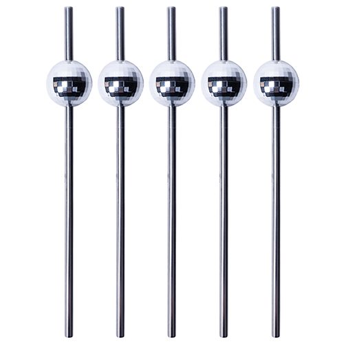 Disco Metal Straws