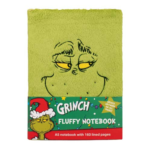 The Grinch Fluffy Notebook