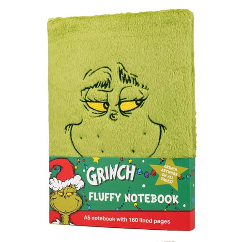 The Grinch Fluffy Notebook