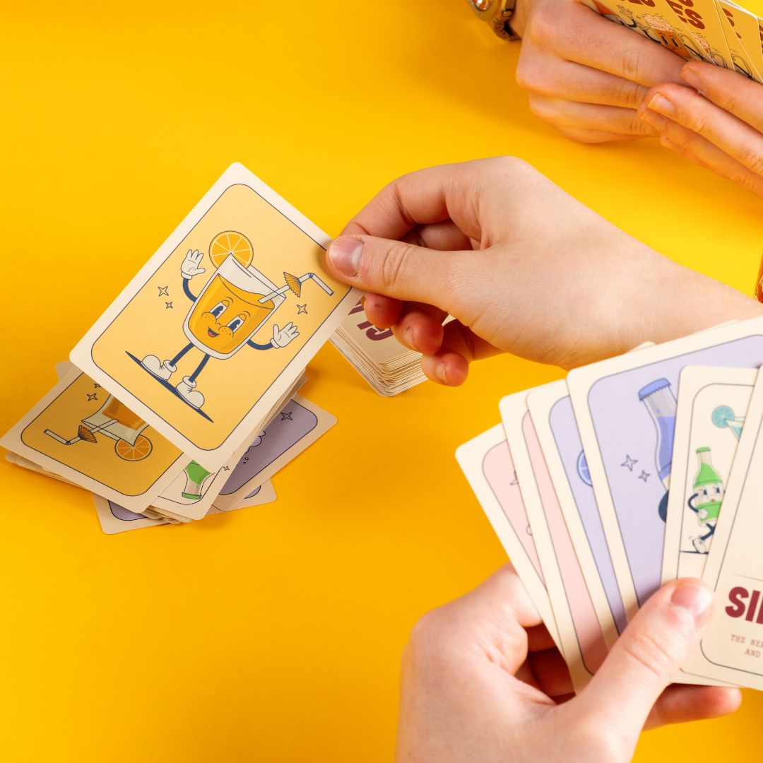 Glass Mates - A card-matching game with a splash of spirit!