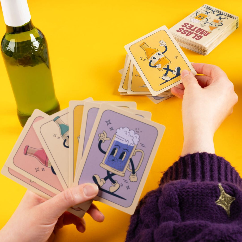 Glass Mates - A card-matching game with a splash of spirit!