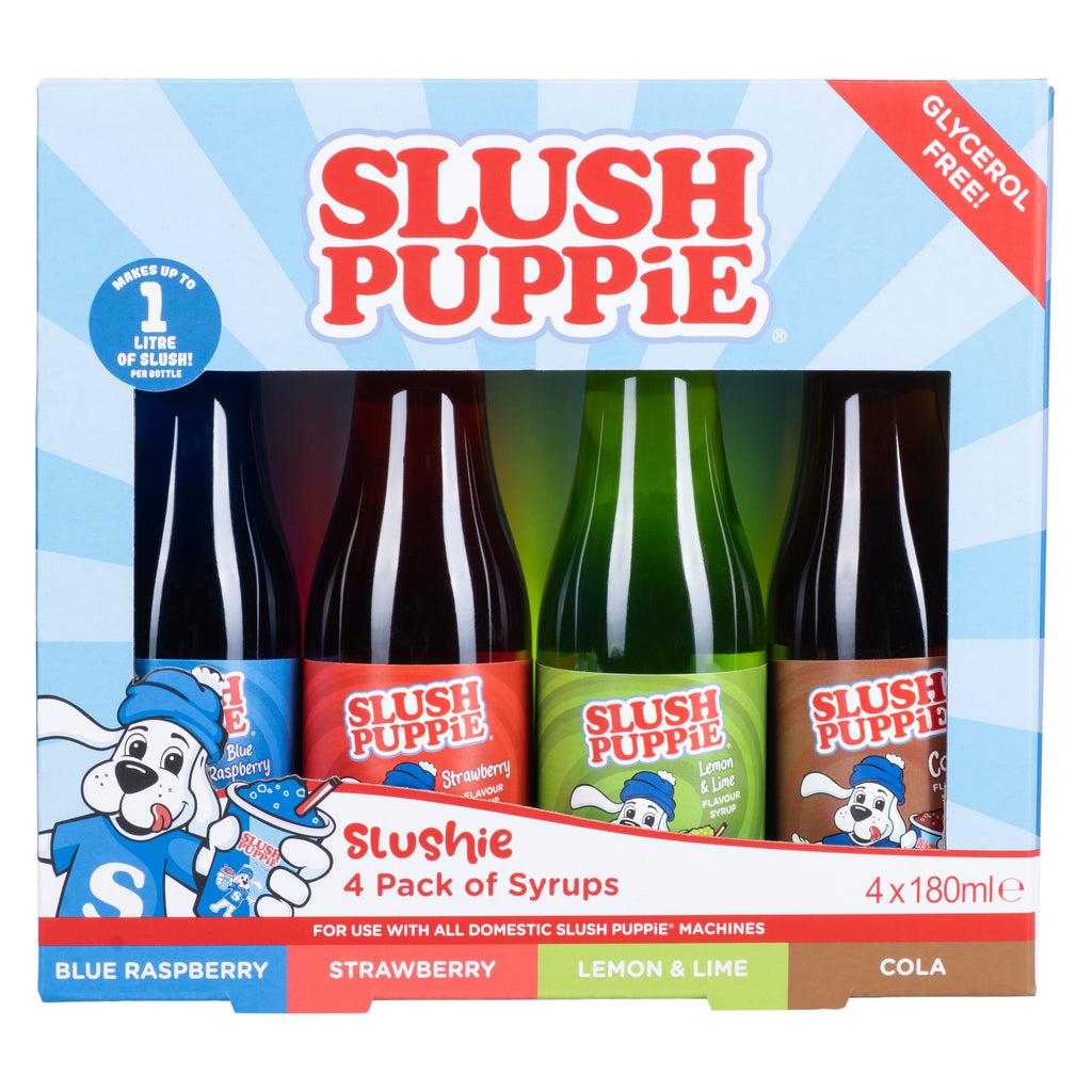 SLUSH PUPPiE Original 4 Pack Syrups - Gylcerol Free