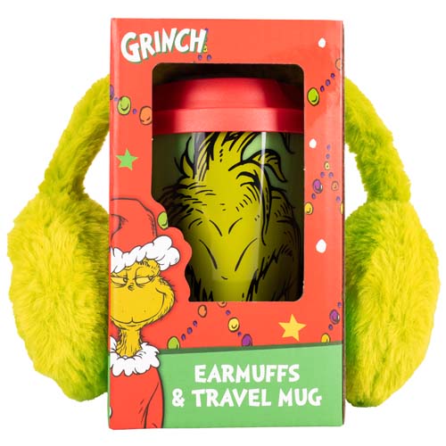 The Grinch Ear Muff &amp; Travel Mug