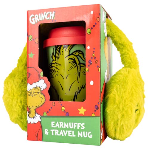 The Grinch Ear Muff &amp; Travel Mug