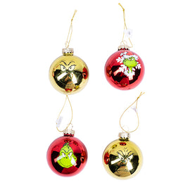 The Grinch 4 Pack Baubles