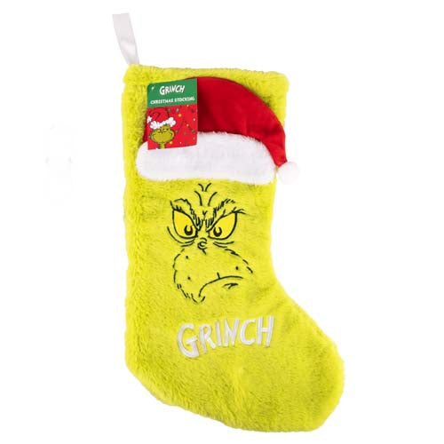 The Grinch Fluffy Stocking