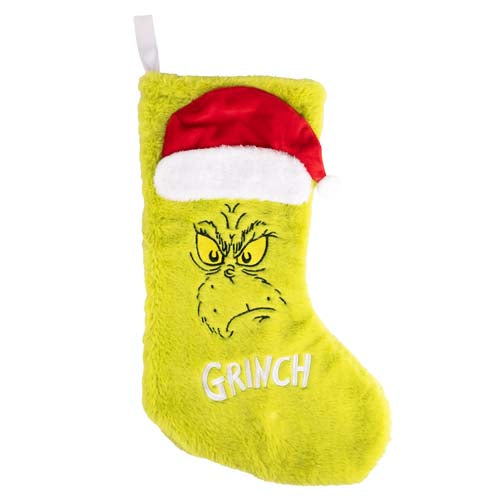 The Grinch Fluffy Stocking