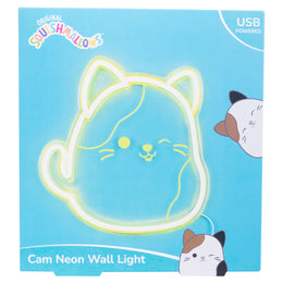 Squishmallows Cam the Cat Neon Wall Light