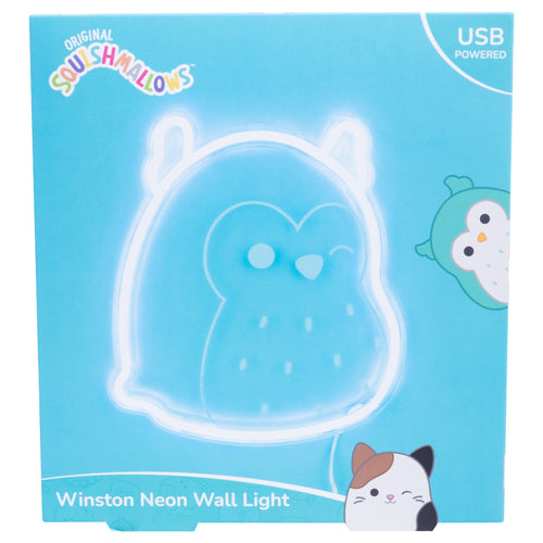Squishmallows Winston the Owl Neon Light