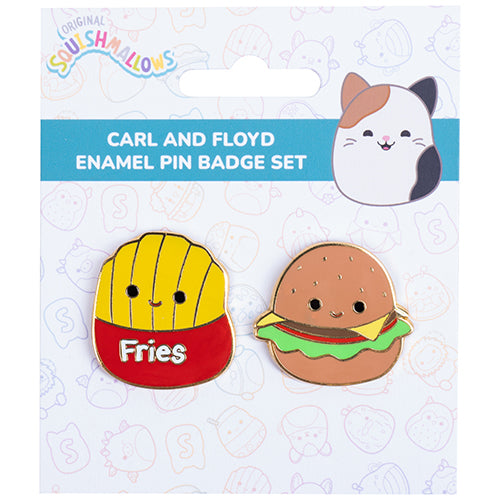 Squishmallows Carl & Floyd Pin Badges