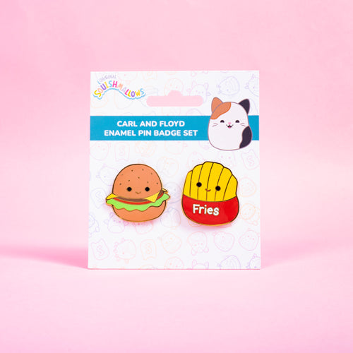 Squishmallows Carl & Floyd Pin Badges