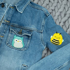 Squishmallows Iron on Patches - Winston & Sunny