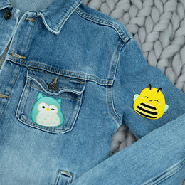 Squishmallows Iron on Patches - Winston & Sunny
