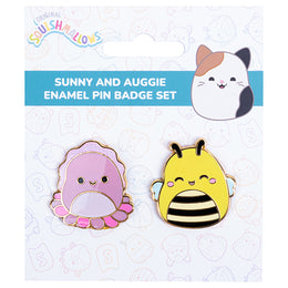 Squishmallows Sunny & Auggie Pin Badges