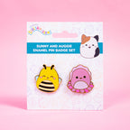 Squishmallows Sunny & Auggie Pin Badges