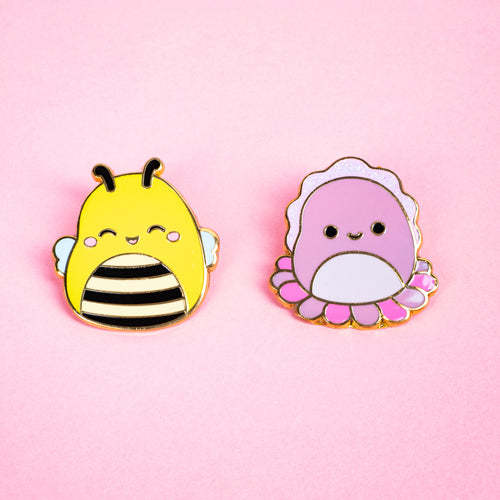 Squishmallows Sunny & Auggie Pin Badges