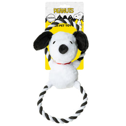 Peanuts Snoopy Plush Rope Ring Dog Toy