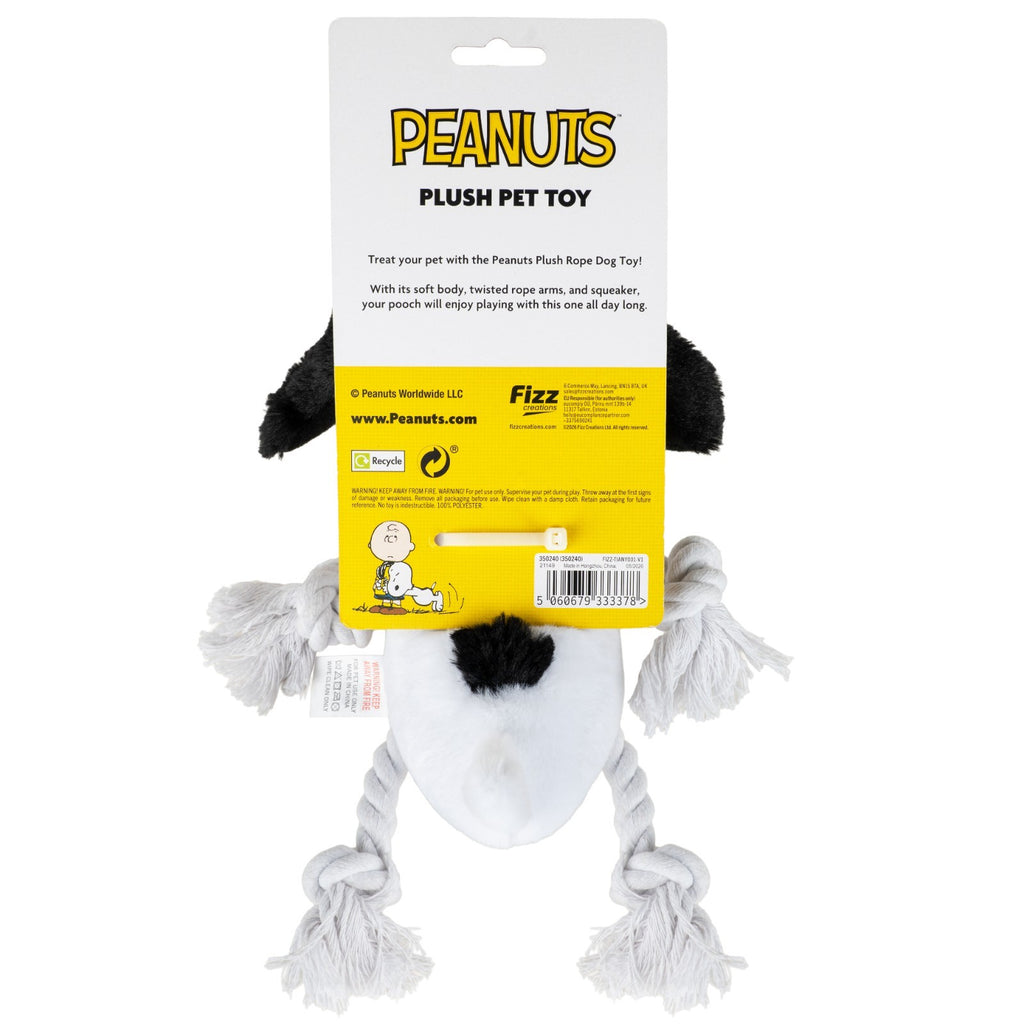 Peanuts Snoopy Plush Rope Dog Toy