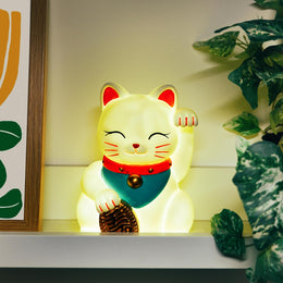 Lucky Cat Mood Light Maneki Neko LED Night Lamp