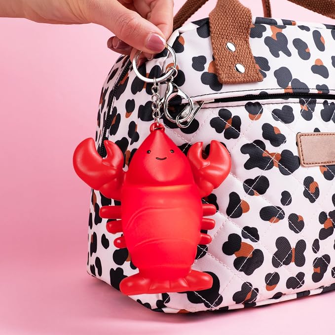 Fizz Creations Lobster Light Up Bag Charm Battery Powered Keyring